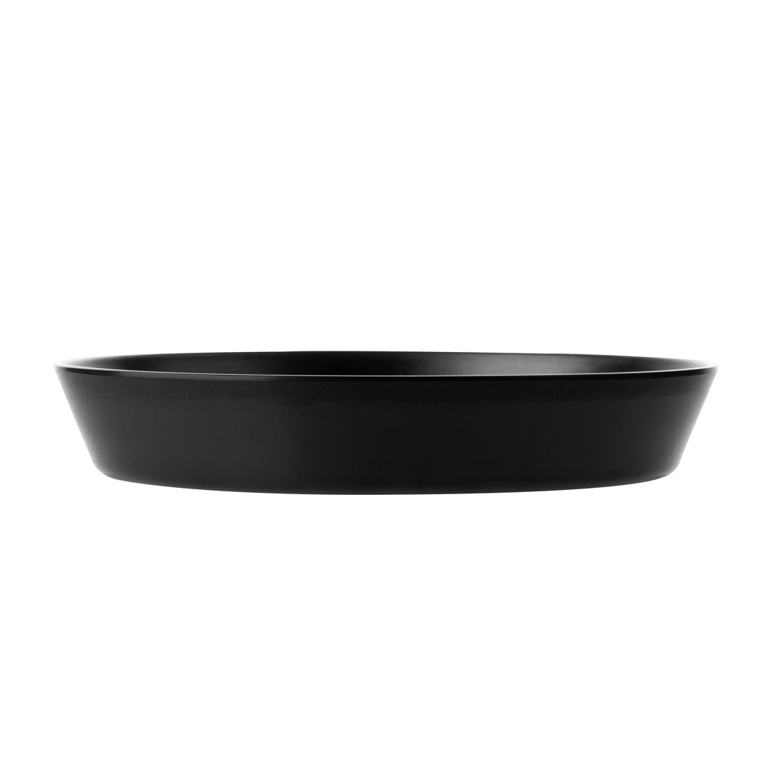 COU COU® melamine Flat Round Bowl 29cm Black (SET OF 12)