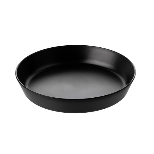 COU COU® melamine Flat Round Bowl 29cm Black (SET OF 12)