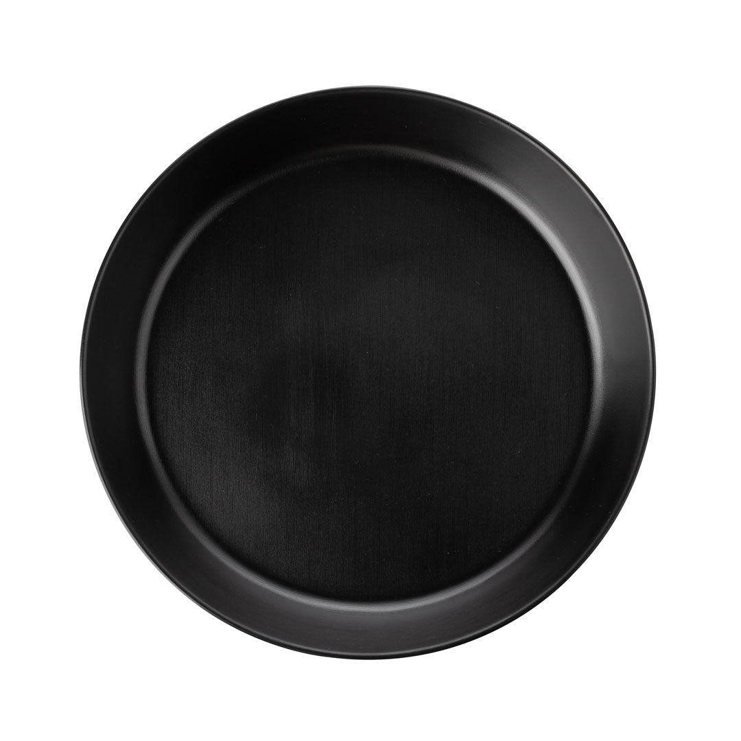 COU COU® melamine Flat Round Bowl 29cm Black (SET OF 12)